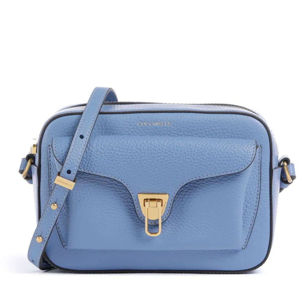 Borsa Donna a Tracolla COCCINELLE in Pelle Azul linea Beat Soft Misura Small