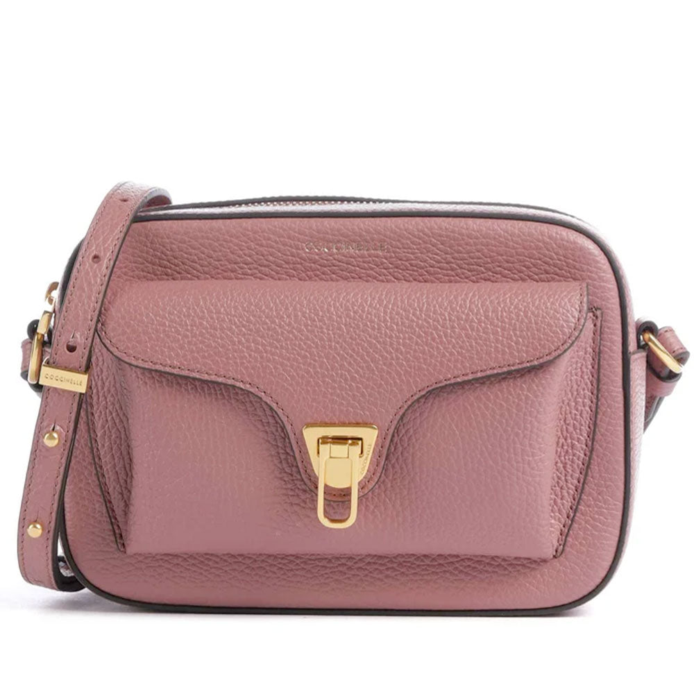 Borsa Donna a Tracolla COCCINELLE in Pelle Winter Rose linea Beat Soft Misura Small