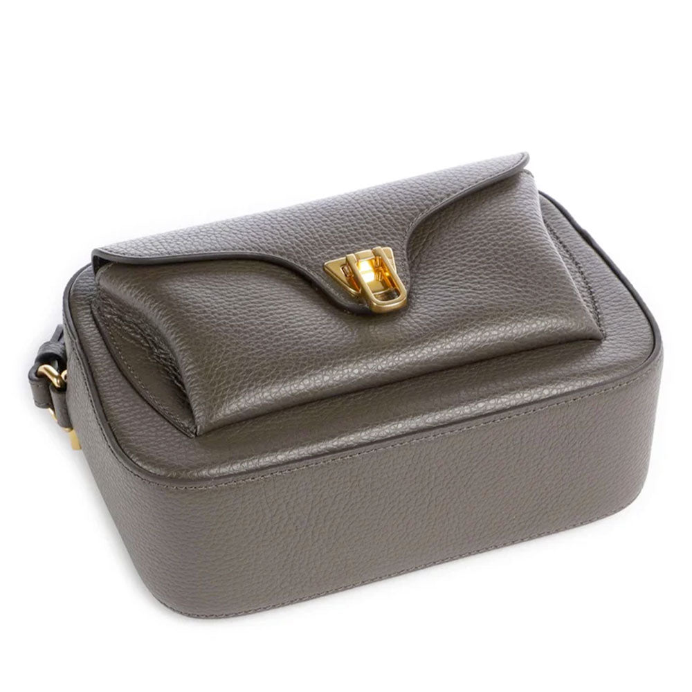 Borsa Donna a Tracolla COCCINELLE in Pelle Fango linea Beat Soft Misura Small