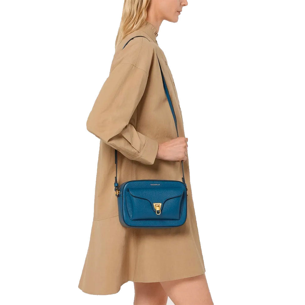 Borsa Donna a Tracolla COCCINELLE in Pelle Pearl linea Beat Soft Misura Small