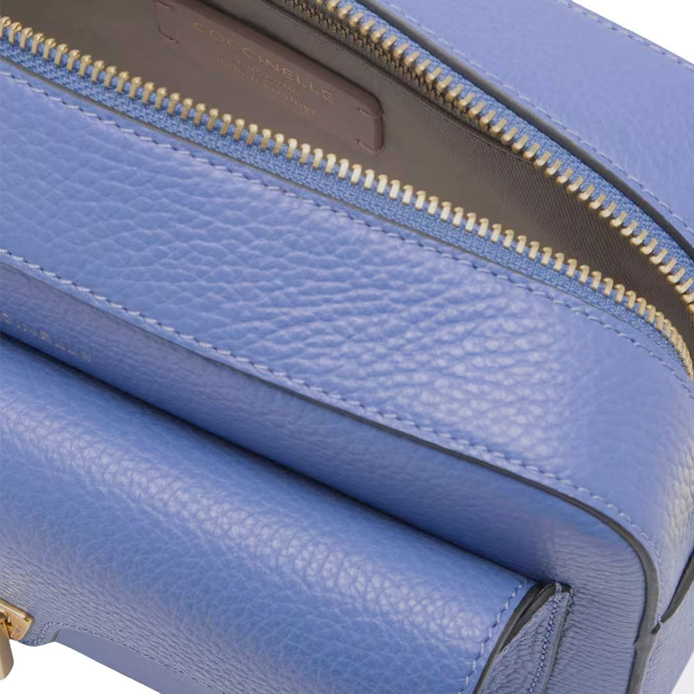 Borsa Donna a Tracolla COCCINELLE in Pelle Azul linea Beat Soft Misura Large