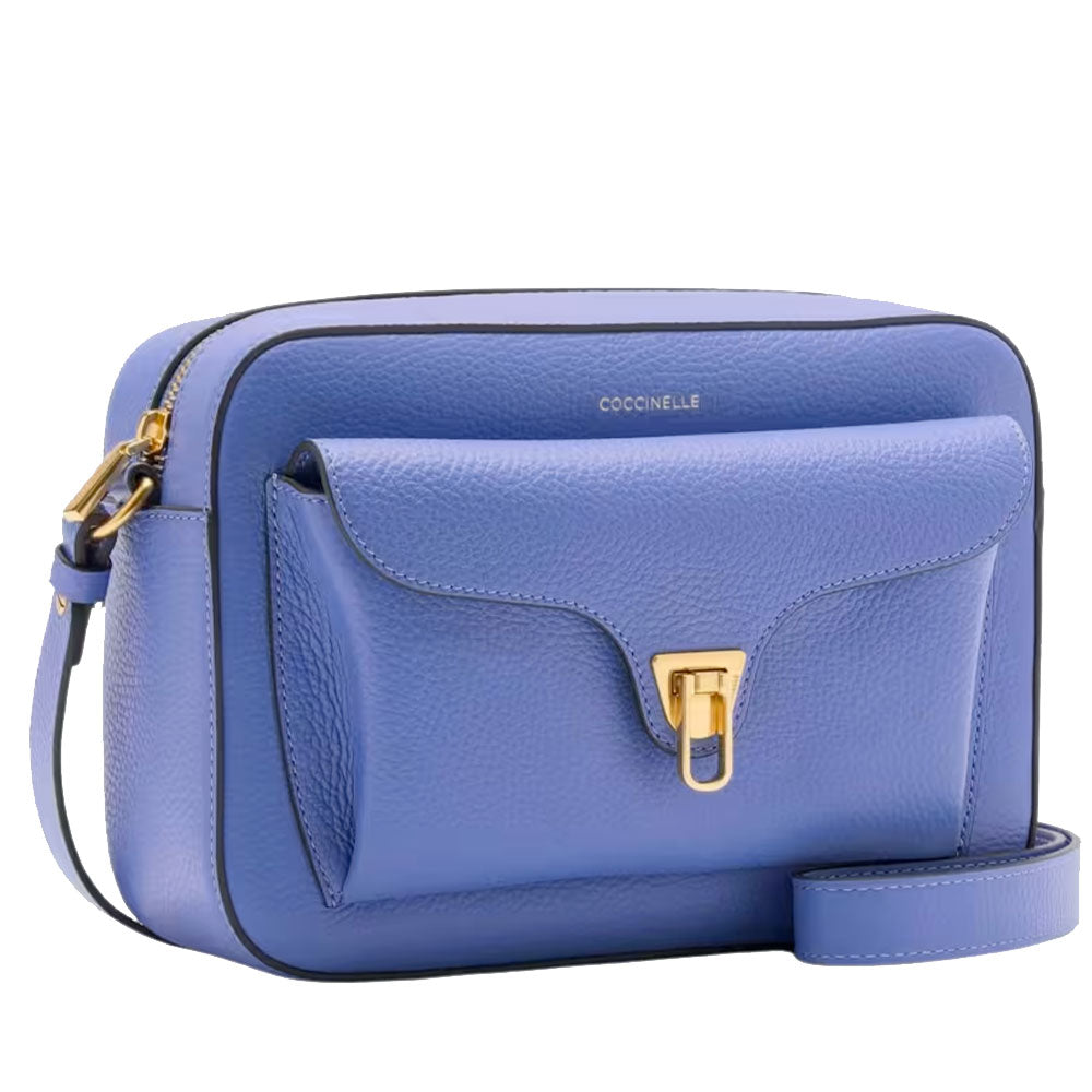 Borsa Donna a Tracolla COCCINELLE in Pelle Azul linea Beat Soft Misura Large