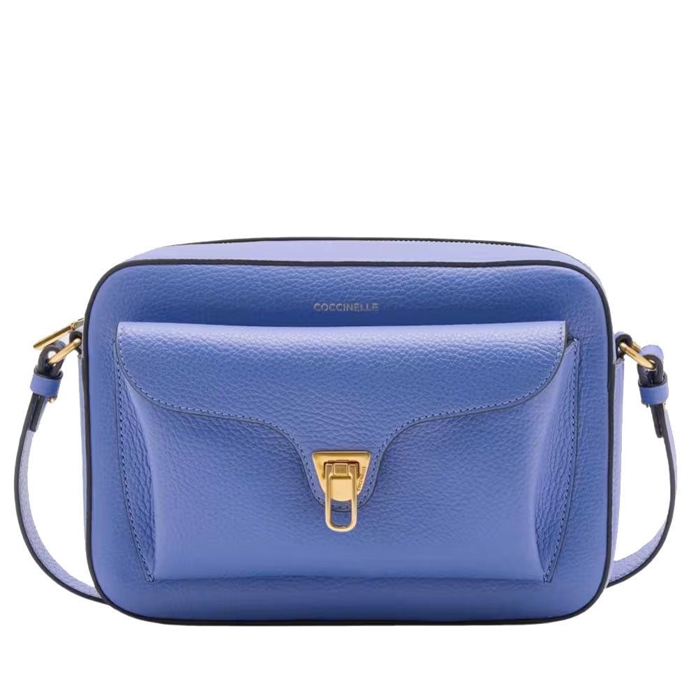 Borsa Donna a Tracolla COCCINELLE in Pelle Azul linea Beat Soft Misura Large