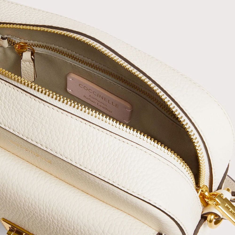 Borsa Donna a Tracolla COCCINELLE in Pelle Pearl linea Beat Soft Misura Large