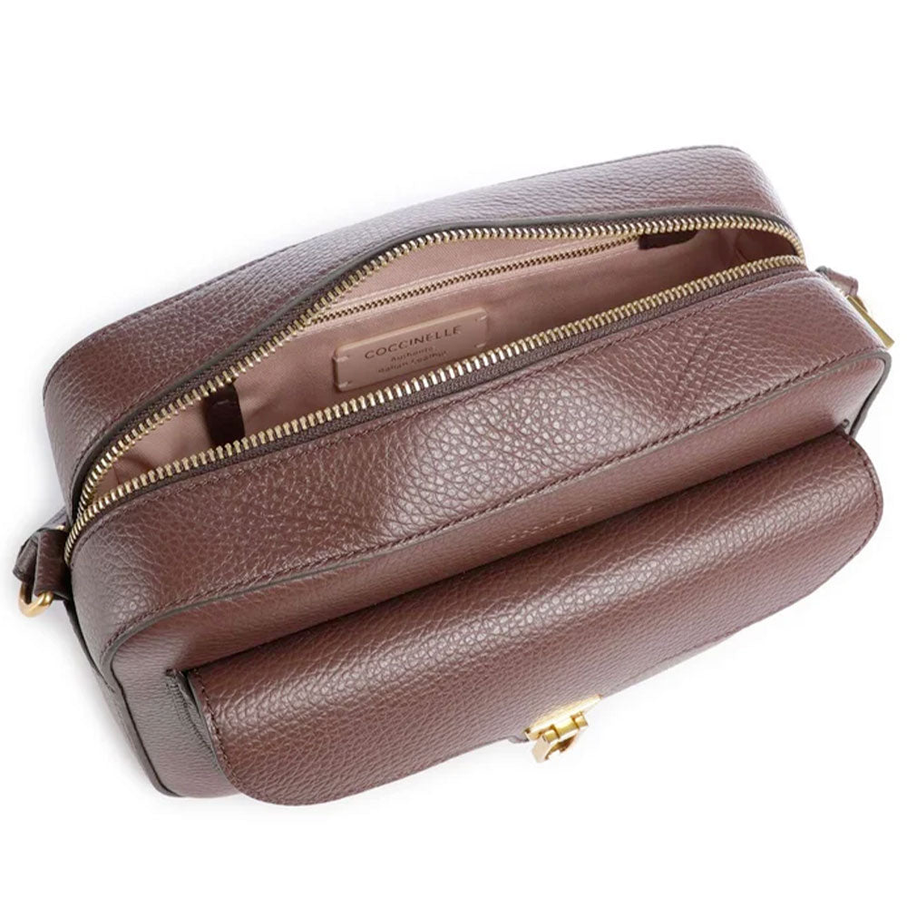 Borsa Donna a Tracolla COCCINELLE in Pelle Berry linea Beat Soft Misura Large