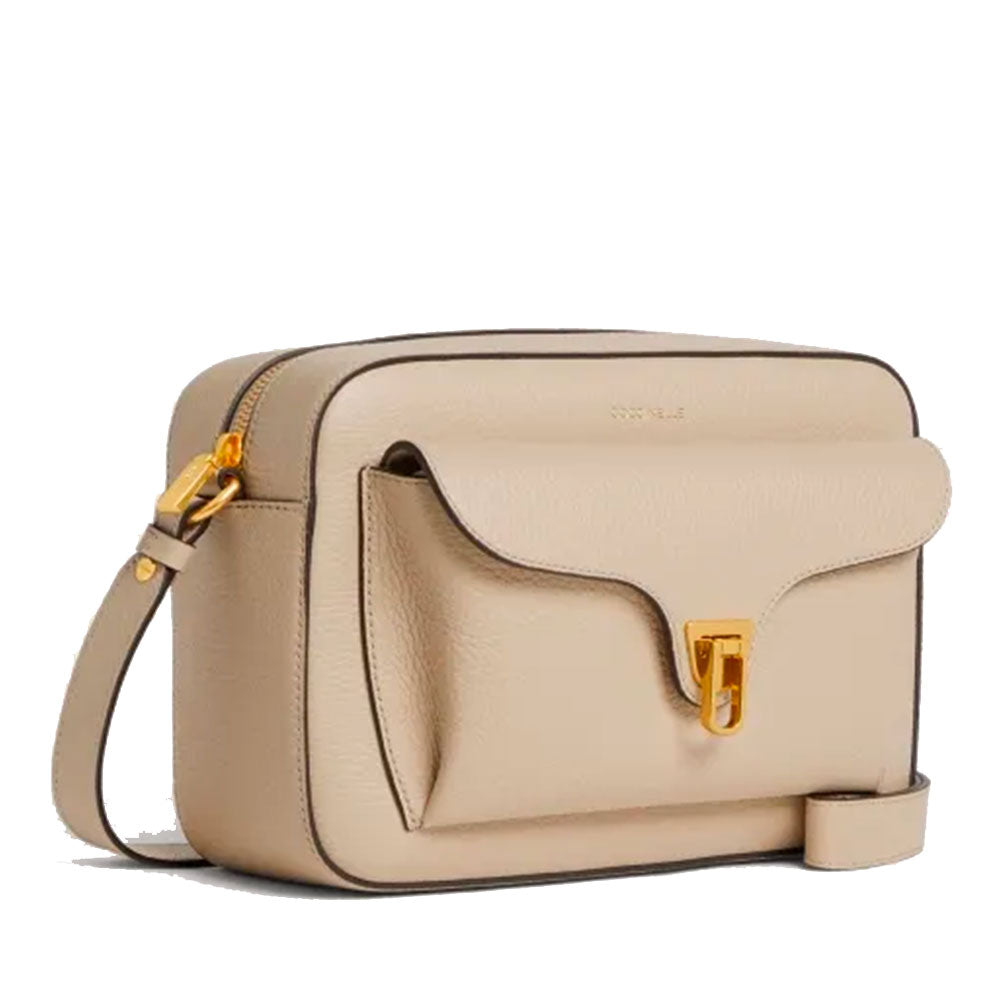 Borsa Donna a Tracolla COCCINELLE in Pelle Sandshell linea Beat Soft Misura Large