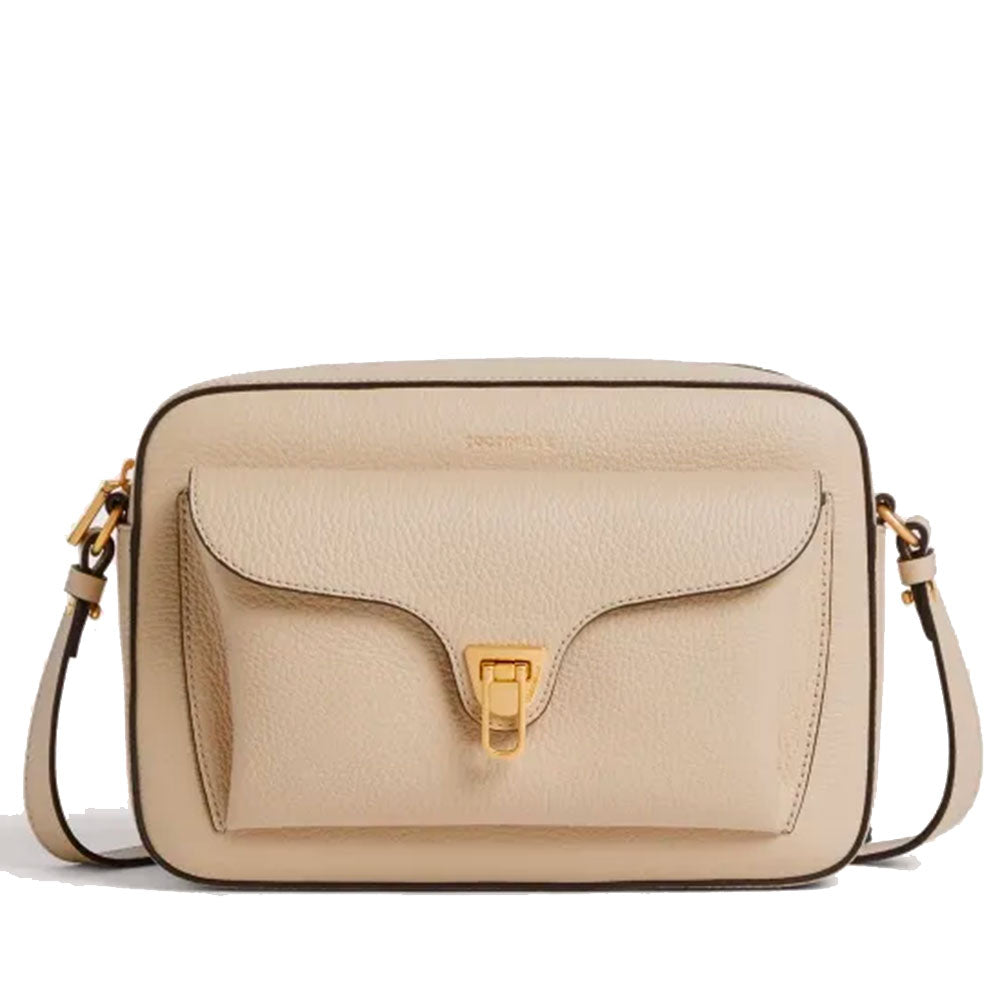 Borsa Donna a Tracolla COCCINELLE in Pelle Sandshell linea Beat Soft Misura Large