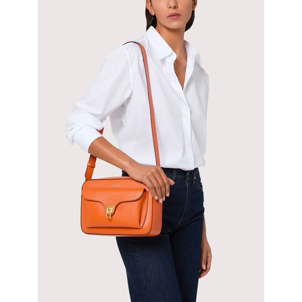 Borsa Donna a Tracolla COCCINELLE in Pelle Pearl  linea Beat Soft Misura Large