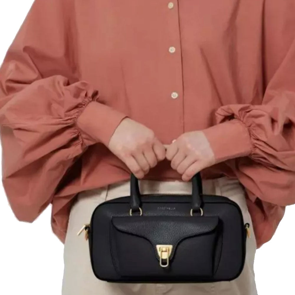 Borsa Donna a Mano COCCINELLE in Pelle linea Beat Soft Colore Brillant White
