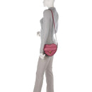 Borsa Donna a Tracolla Mini COCCINELLE linea Beat Soft in Pelle Rosewood a Forma di Cuore