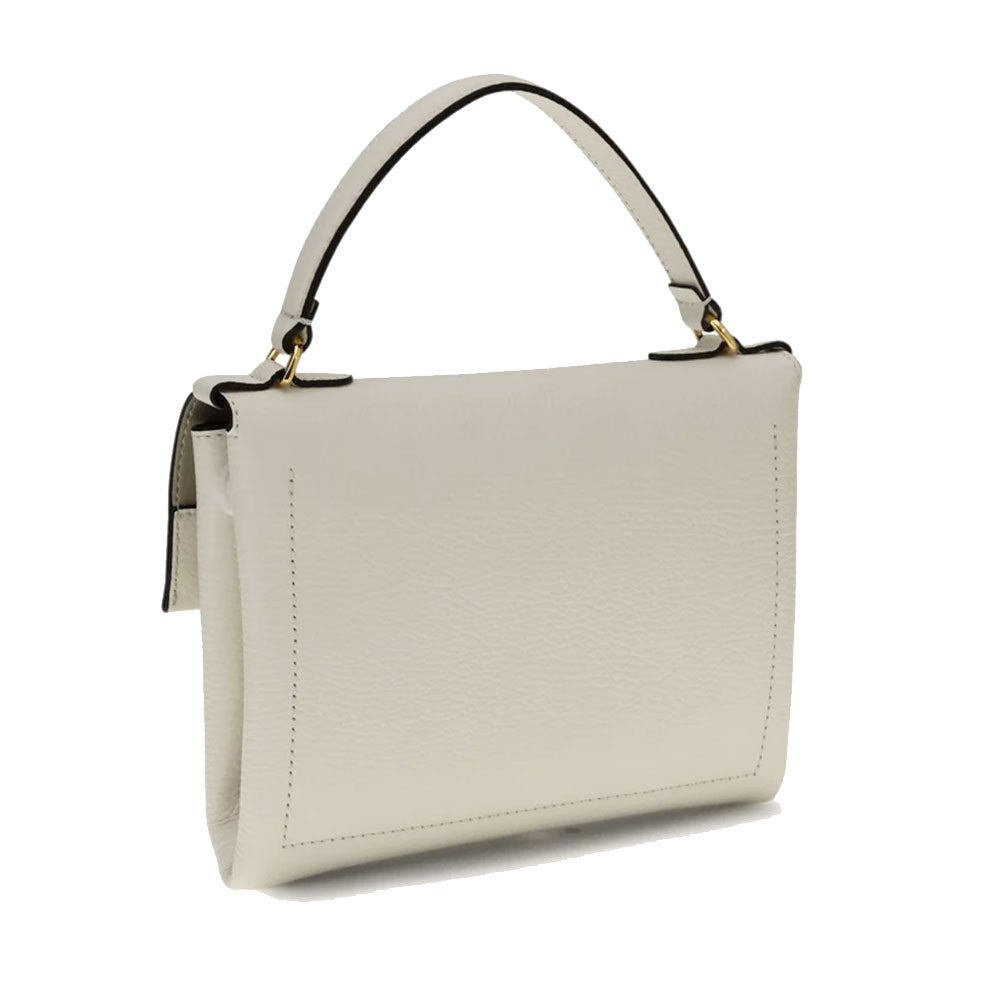 Borsa Donna a Mano con Tracolla COCCINELLE in Pelle Linea Arlettis Mini colore Pearl