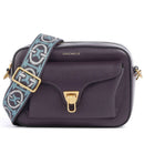 Borsa Donna a Tracolla COCCINELLE in Pelle Colore Prune linea Beat Soft - E1NOF150201