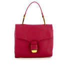 Borsa Donna a Mano con Tracolla COCCINELLE in Pelle Linea Neo Firenze Colore Garnet Red