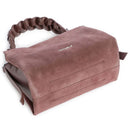 Damen-Henkeltasche COCCINELLE Modell Boheme Small aus Suede in Berry
