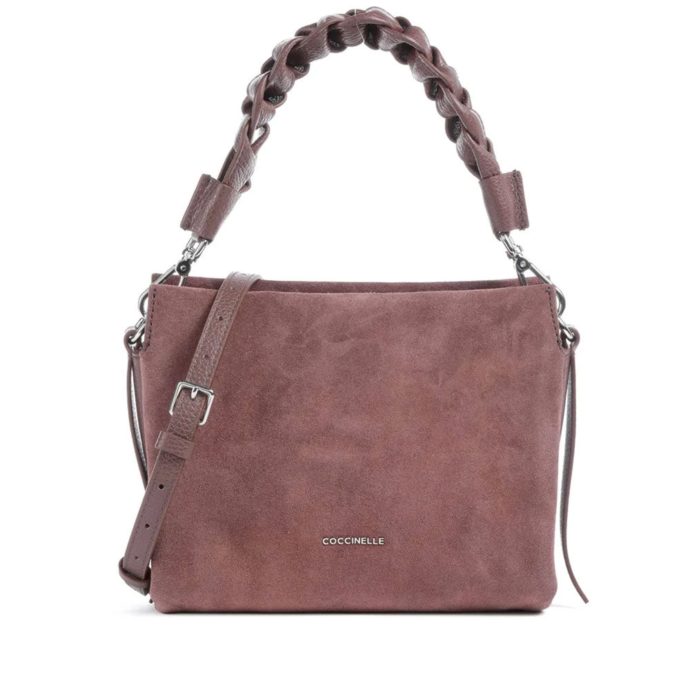 Borsa Donna a Mano COCCINELLE linea Boheme Small Suede Colore Berry