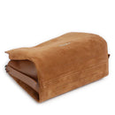 Damen-Henkeltasche COCCINELLE Modell Boheme Small aus Suede in Cognac
