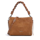 Damen-Henkeltasche COCCINELLE Modell Boheme Small aus Suede in Cognac