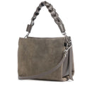 Damen-Henkeltasche COCCINELLE Modell Boheme Small aus Suede in Fango