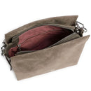Damen-Henkeltasche COCCINELLE Modell Boheme Small aus Suede in Fango