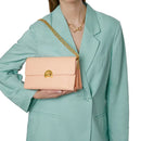 Borsa Donna a Tracolla COCCINELLE in Pelle linea Binxie Medium colore Brillant White
