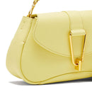 Borsa Donna a Mano con Tracolla COCCINELLE in Pelle linea Himma colore Lime Wash