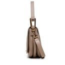 Borsa Donna a Mano con Tracolla COCCINELLE linea Magie Soft Medium in Pelle colore Warm Taupe