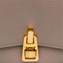 Borsa Donna a Mano con Tracolla COCCINELLE linea Magie Soft Medium in Pelle colore Warm Taupe