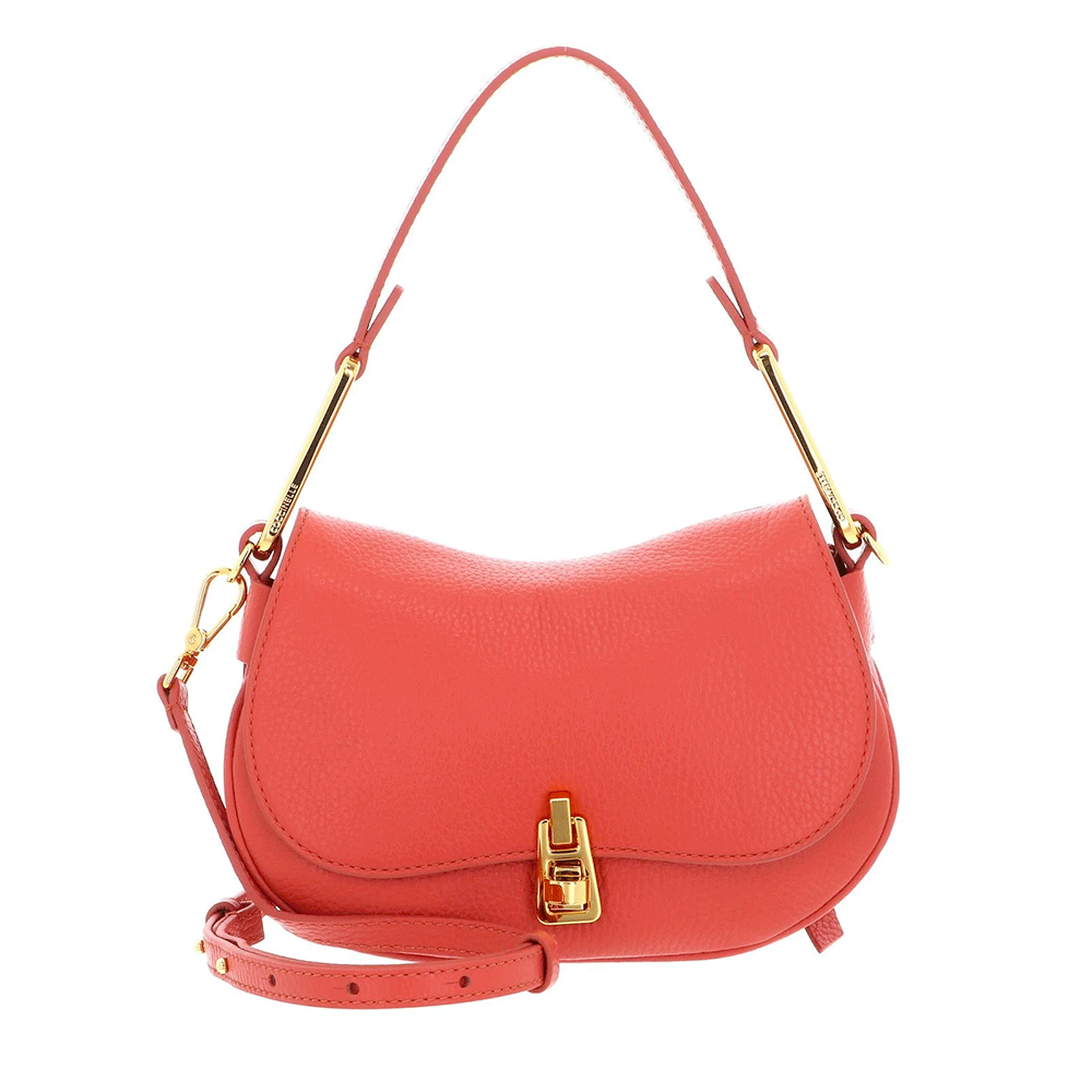 Borsa Donna a Mano COCCINELLE in Pelle Linea Magie Colore Grenadine Red Misura Small