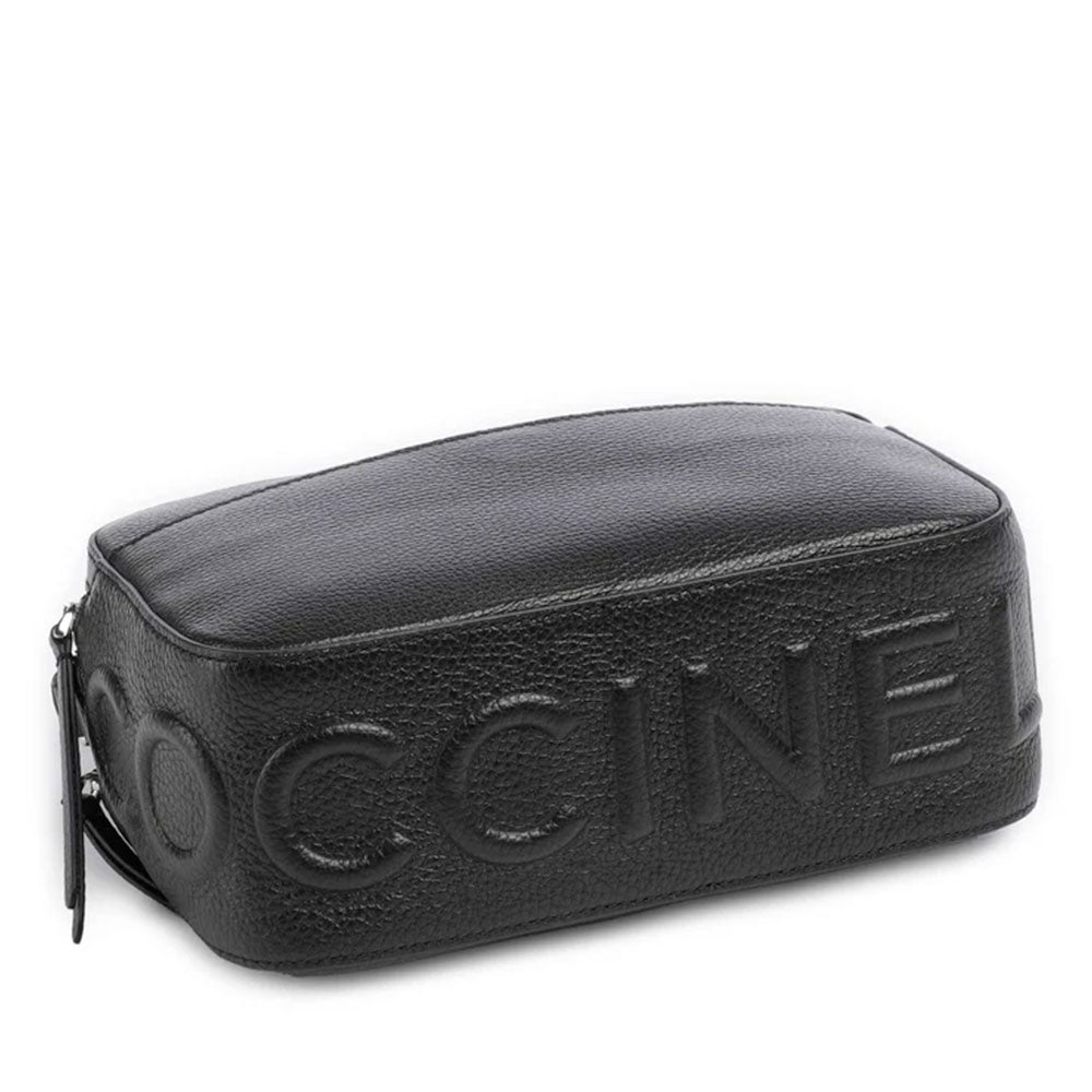 Women's Leather Camera Crossbody Bag COCCINELLE Myrtha in Black