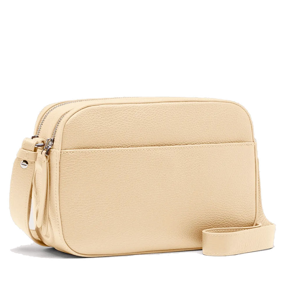Women's Leather Camera Crossbody Bag COCCINELLE Myrtha in Birch