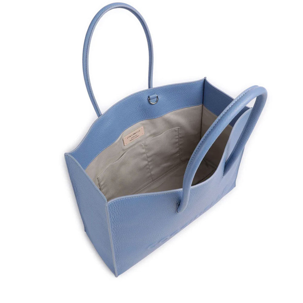 Borsa Donna a Spalla COCCINELLE in Pelle Linea Myrtha colore Azul
