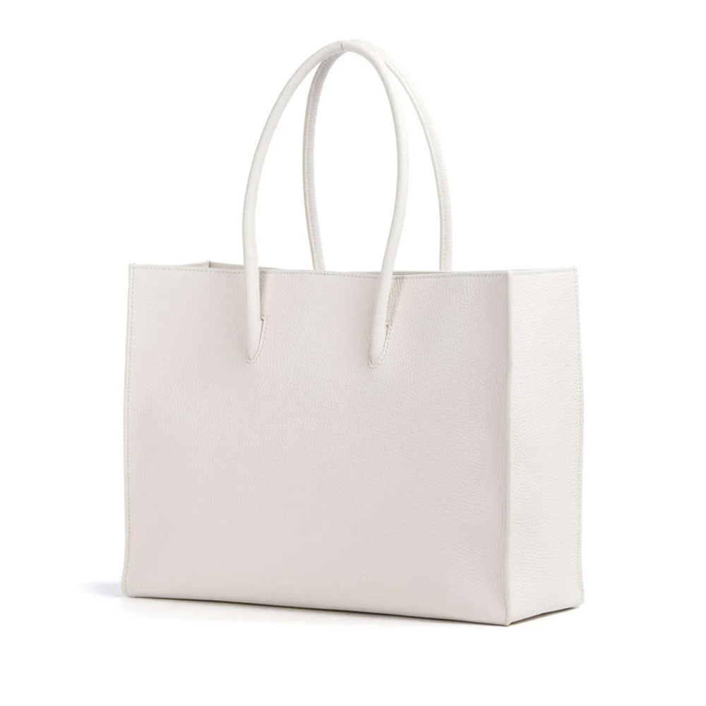 Borsa Donna a Spalla COCCINELLE in Pelle Linea Myrtha colore Blanco
