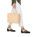 Women's Leather Shoulder Bag COCCINELLE Myrtha in Betulla
