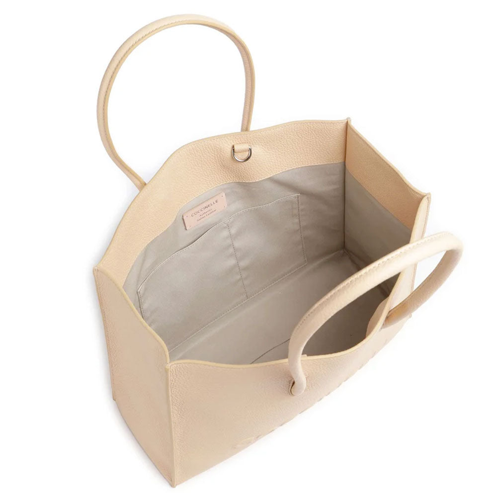 Women's Leather Shoulder Bag COCCINELLE Myrtha in Betulla