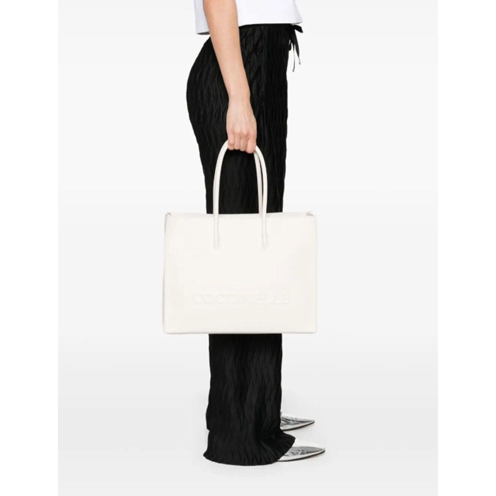 Borsa Donna a Mano COCCINELLE in Pelle Linea Myrtha colore Grenadine Red