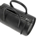 Women's Black Leather Bowling Handbag COCCINELLE Myrtha