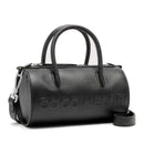 Women's Black Leather Bowling Handbag COCCINELLE Myrtha
