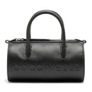 Women's Black Leather Bowling Handbag COCCINELLE Myrtha
