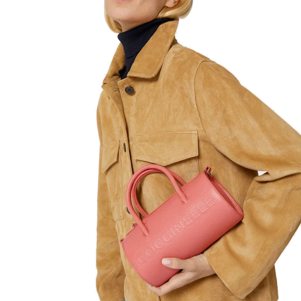 Borsa Donna a Bauletto a Mano COCCINELLE in Pelle Linea Myrtha colore Nero