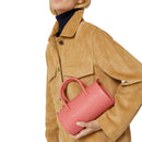 Women's Black Leather Bowling Handbag COCCINELLE Myrtha