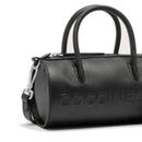 Women's Black Leather Bowling Handbag COCCINELLE Myrtha