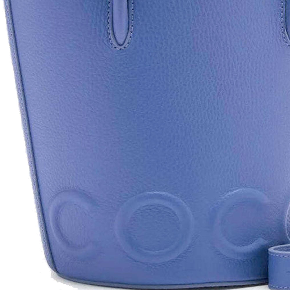 Borsa Donna a Mano a Secchiello COCCINELLE in Pelle Linea Myrtha colore Azul