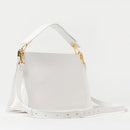 Borsa Donna a Mano Media COCCINELLE in Pelle linea Spin colore Brillant White - Celadon Green
