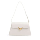Borsa Donna a Spalla COCCINELLE in Pelle Colore Blanco linea Dew Medium