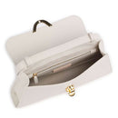 Borsa Donna a Spalla COCCINELLE in Pelle Colore Blanco linea Dew Medium