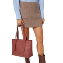 Lambskin White Leather Tote Bag COCCINELLE Malory Medium