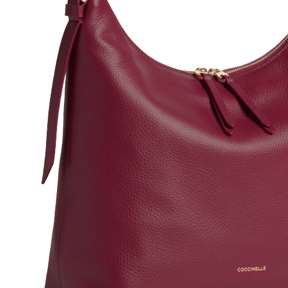 Borsa Hobo COCCINELLE in Pelle Linea Malory colore Ribes