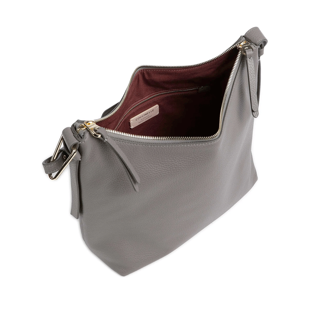 Borsa Hobo COCCINELLE in Pelle Linea Malory colore Grafite