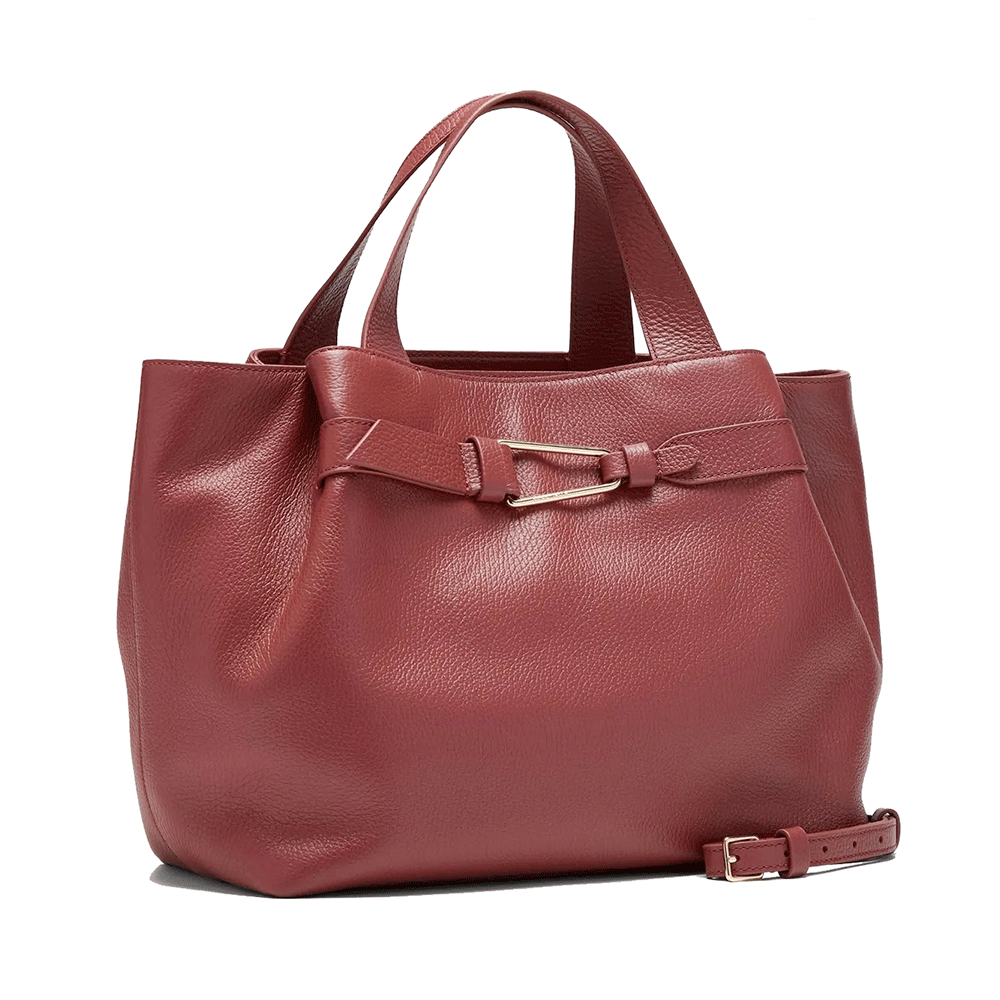 Borsa Donna a Mano COCCINELLE in Pelle Linea Malory Medium colore Brandy