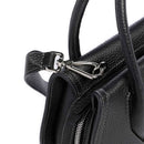 Women's Small Black Leather Handbag COCCINELLE Lord